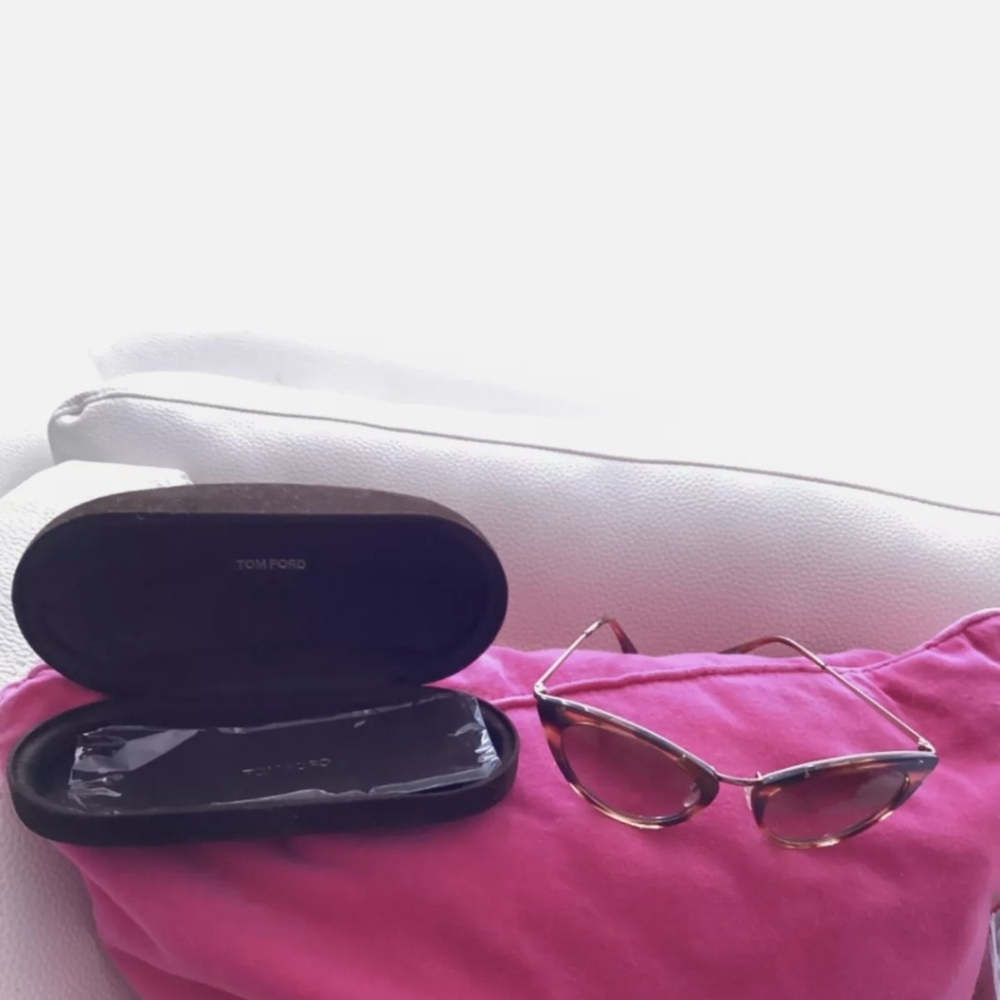 Tom Ford Cat Eye Tortoise Shell Sunglasses